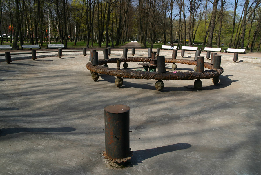 Фонтан Слава в парке Победы